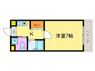 プルーリオン西桂の物件間取画像